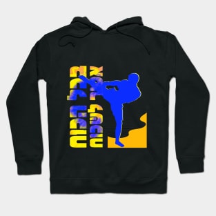 With all the strength - motivational sports Hebrew quote Hoodie
